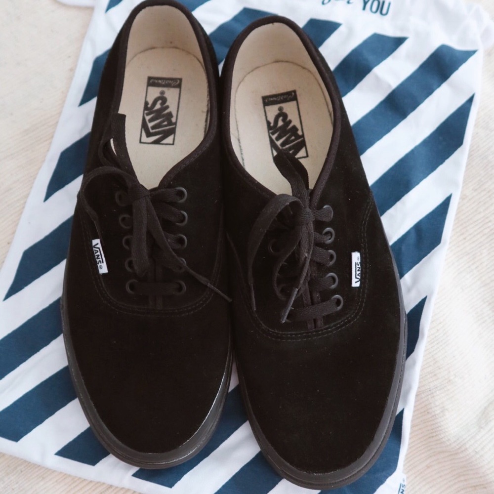 Mens custom suede vans size 11W